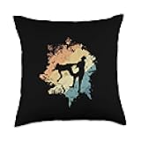 Pro Wrestling Show Fight Throw Pillow, 18x18, Multicolor