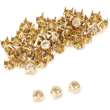 Sourcing Map Lot De 80 Clous En Strass, Rivets Ronds De 8 | FindTheDeal