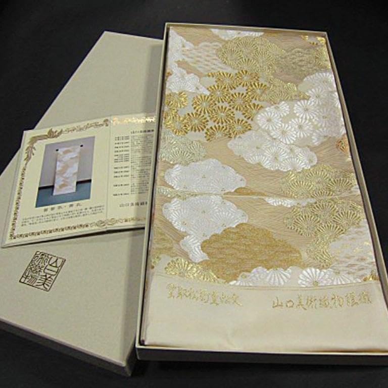 名門・山口美術織物謹製 上質な逸品 西陣唐織高級袋帯【綿芯仕立付】