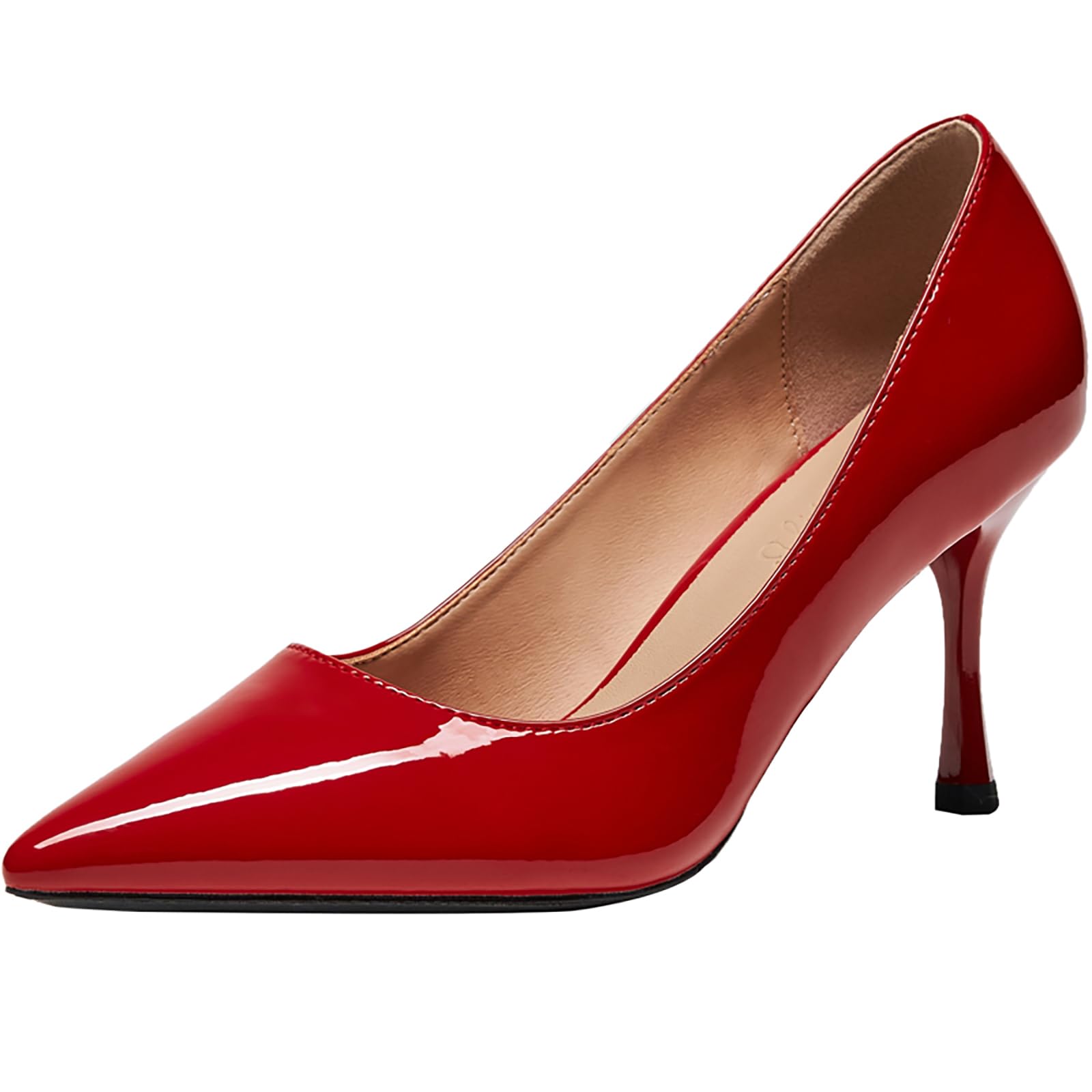 Damskie buty wsuwane ze szpiczastym noskiem damskie niskie obcasy buty do sukienki wygodne na średnim obcasie kocięta czółenka robocze biznes na co dzień biuro