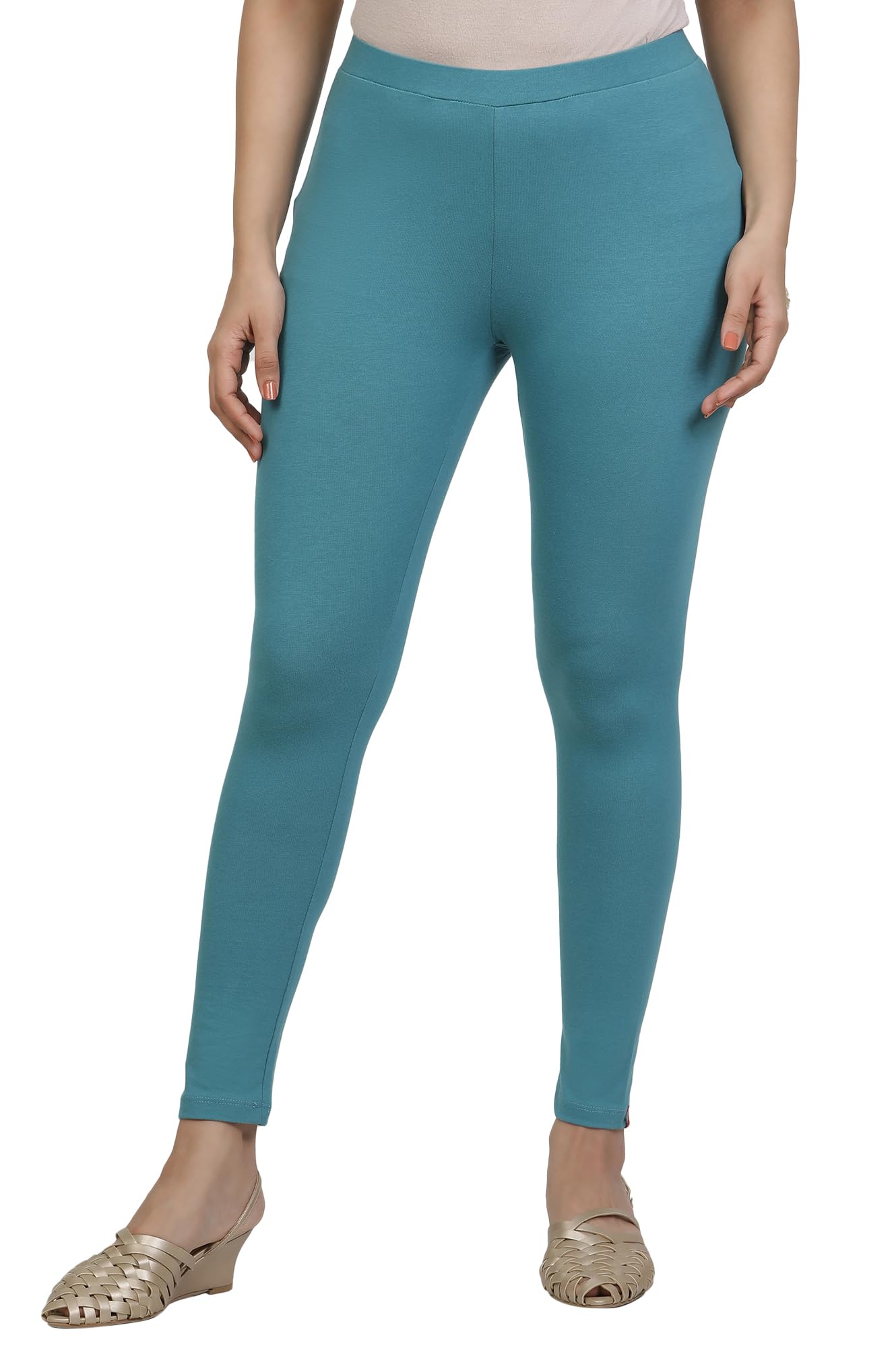 Skinny Fit Blue Cotton Tight-image-49