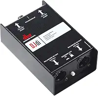 dbx DJDI Caixa direta passiva de 2 canais com misturador de linha