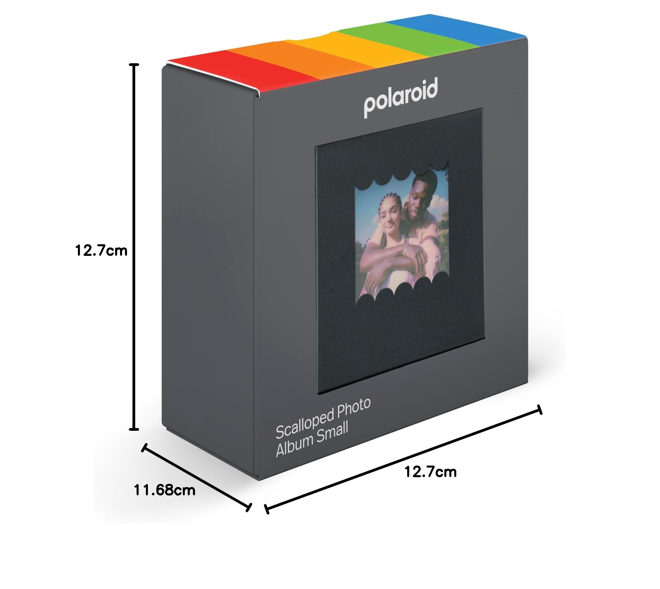 Polaroid Zapiekanka Album fotograficzny - czarny - mały album fotograficzny na Polaroid i-Type, 600 i SX-70 Instant Photos, pojemność 40 zdjęć (6369)