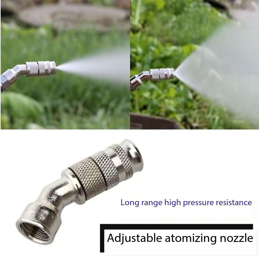 Buse de pulvérisation haute pression réglable, idéale pour remplacer les buses de pulvérisateurs à dos, pour les exploitations agricoles, les horticulteurs, les pompes à eau et les vergers. Buse cou