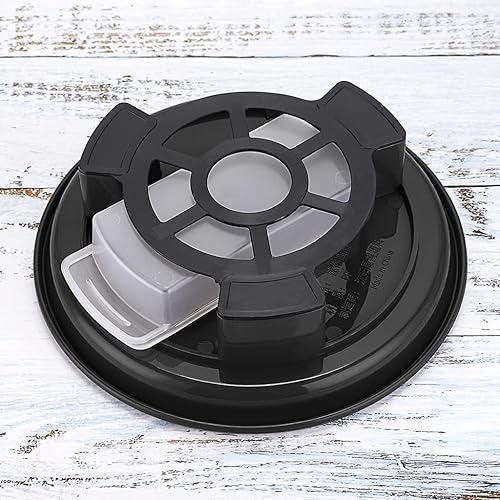 Miniatura 5 de Skelang Platillo para macetas de 8.5 pulgadas, soporte para plantas con atrapador de agua, bandeja de goteo para macetas, capacidad de carga de 44