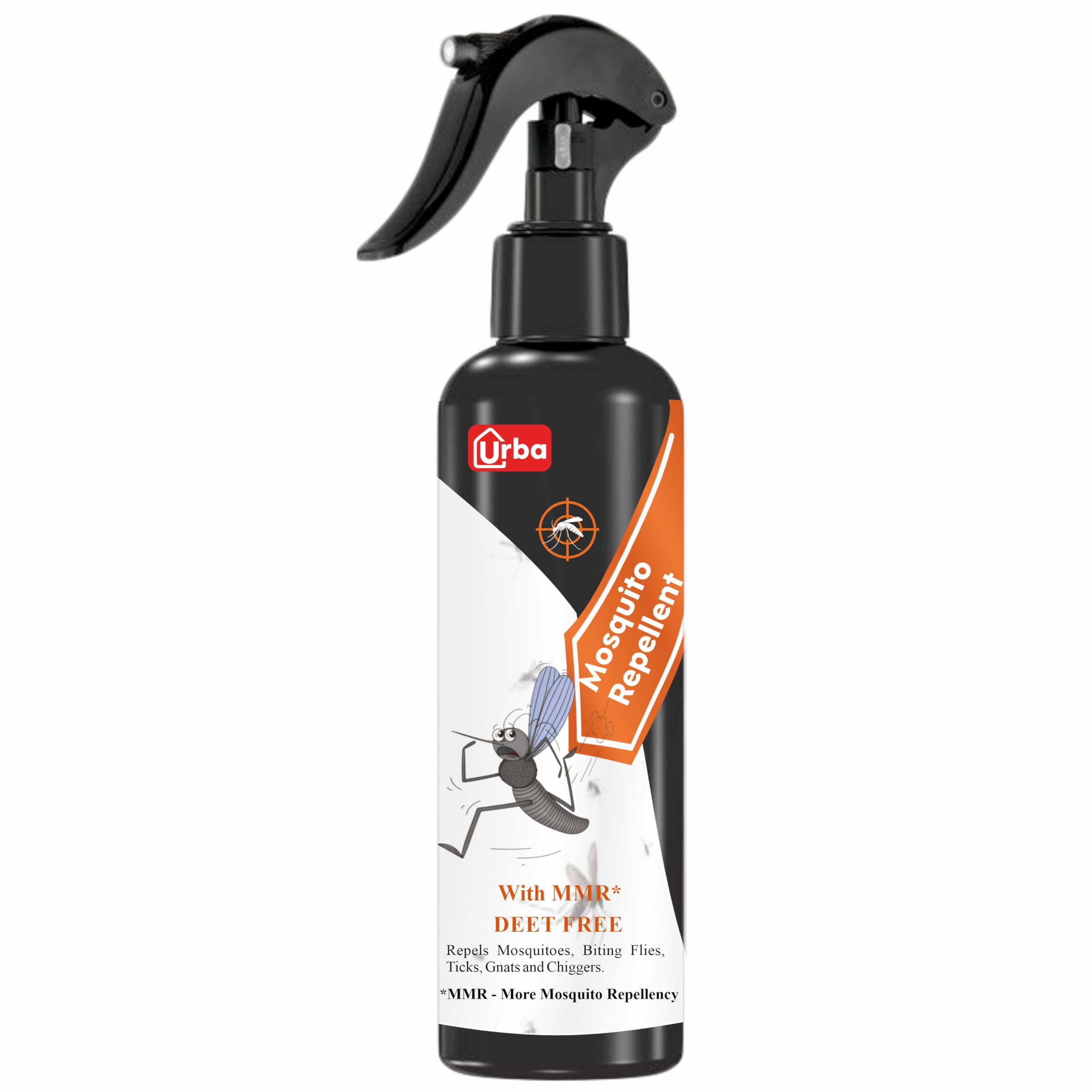 URBA Naturals Anti Mosquito Skin Spray 200 ML | Suitable For Kids | Non-Toxic & No Deet Formula | With Citronella & Eucalyptus | Pack Of 1 (B0BR5JQSW1) Amazon Price History, Amazon Price Tracker