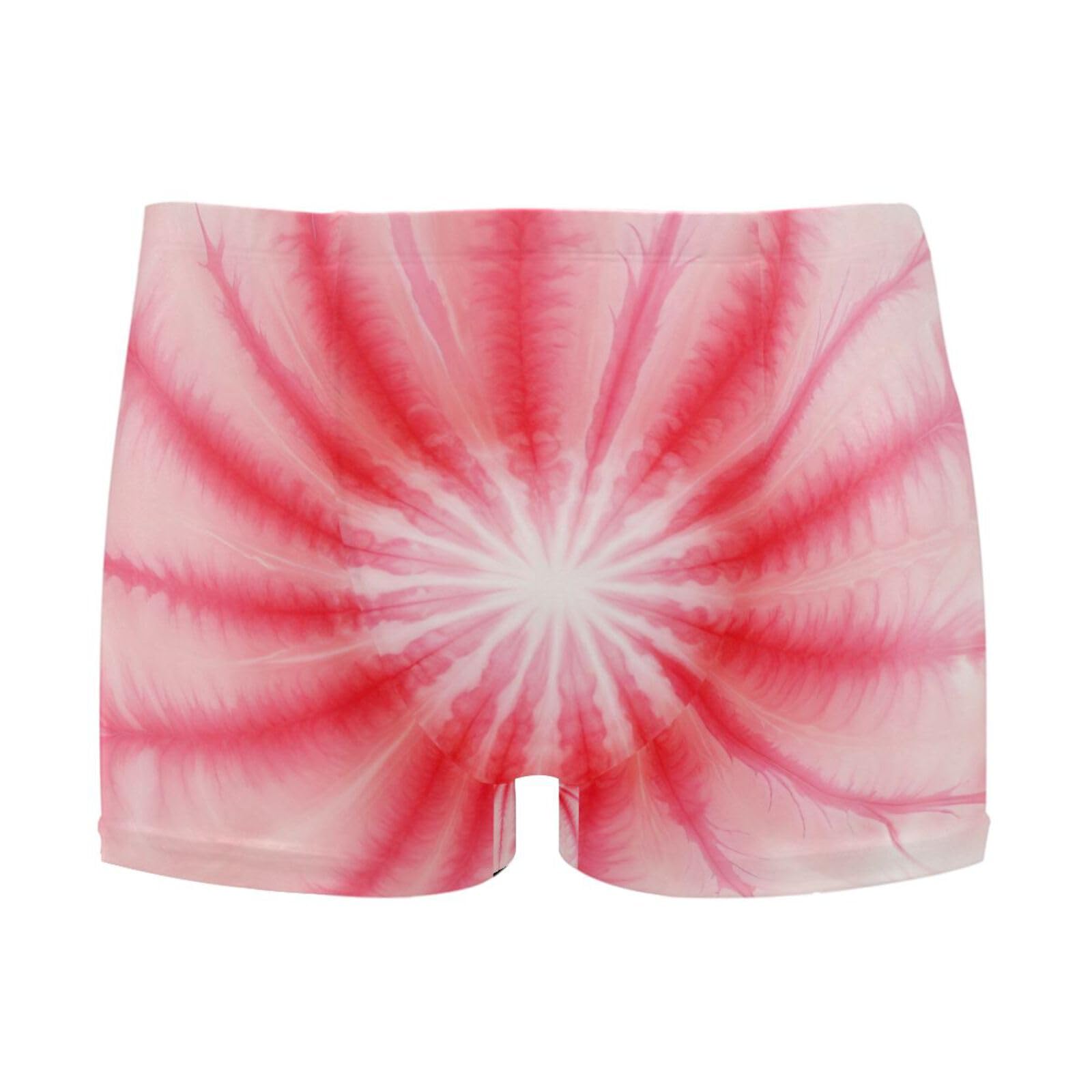 UMIRIKO Pink Tie Dye Mens Swim Trunks Swimwear Bathing Suit Swim Brief Square Leg Board Short S-3XL 202a5788