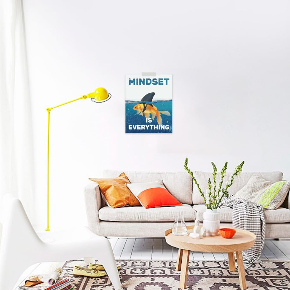 GOMAKERER 1 Pc Mindset is Everything Wall Art - Image 4