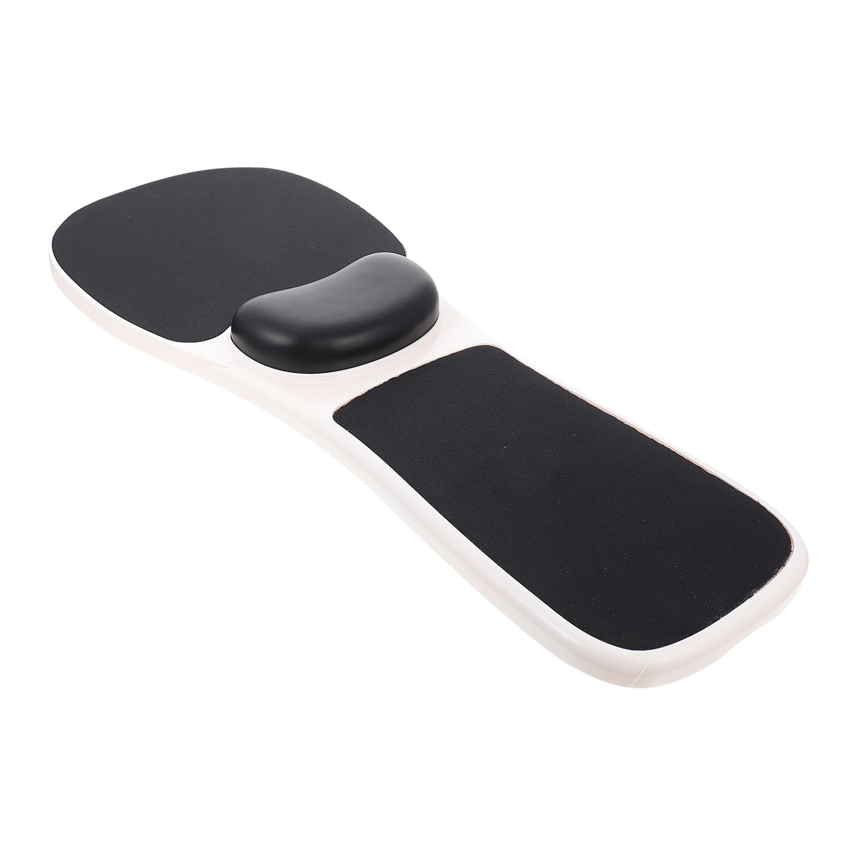Supporto Bracciolo Computer con Memory Foam Base Estensibile per Scrivania Braccio e Polso Protetti per Ufficio e Gaming Leggero e Portatile Nero