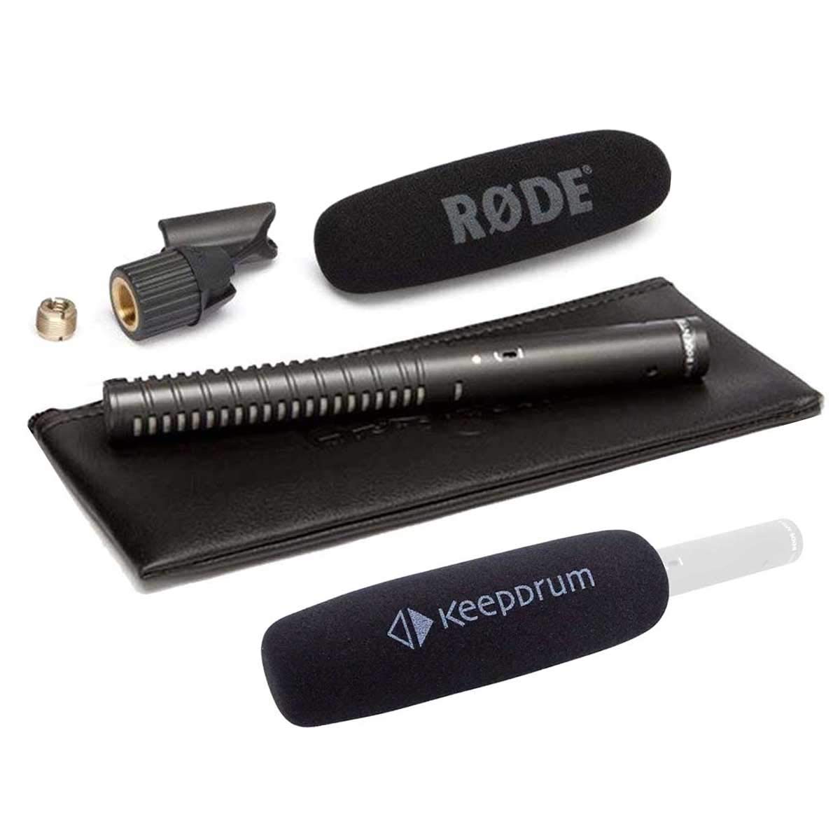 Rode NTG-1 - Microfono direzionale con protezione antipop Keepdrum KDWSVM
