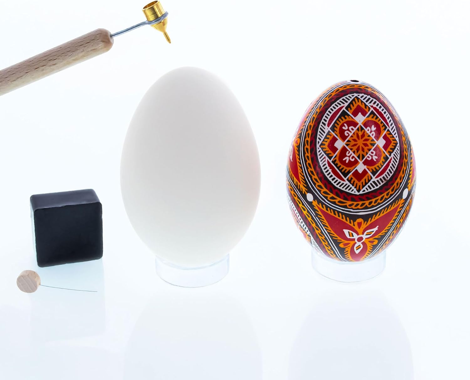 10 x Beeswax, 30 x Dyes, 10 x Wires, 10 x Instructions Egg Decorating Kit