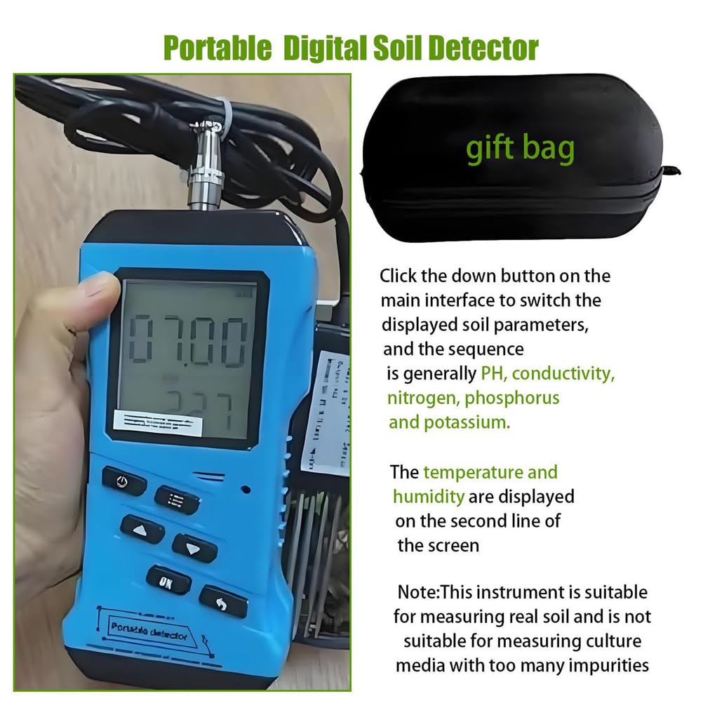 Generico Kit Digitale Tester del Suolo Veloce 7 in 1