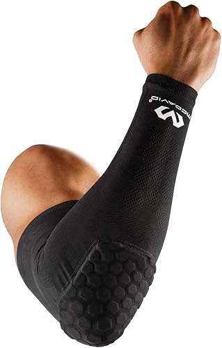 McDavid Elbow and Arm Compression Sleeve with HEX padding For Basketball Football Baseball and more