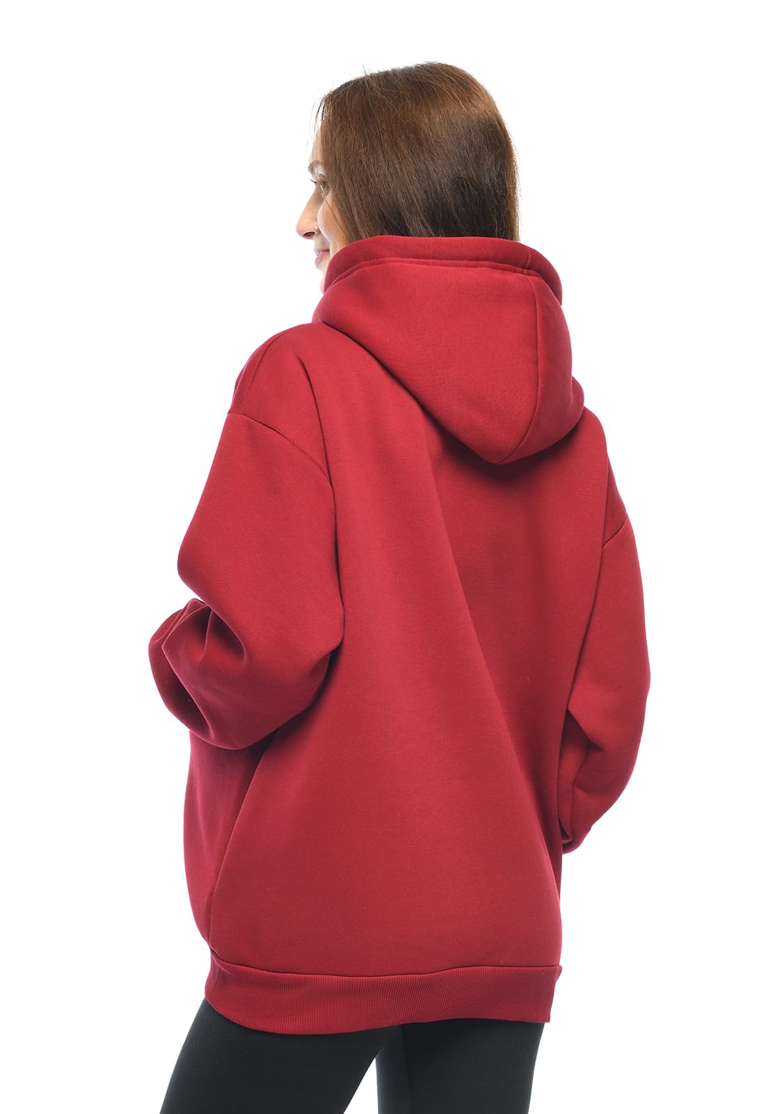 MijaCulture Moda ciążowa Oversize 2 w 1 sweter do karmienia i sweter ciążowy sweter do karmienia Naomi M016