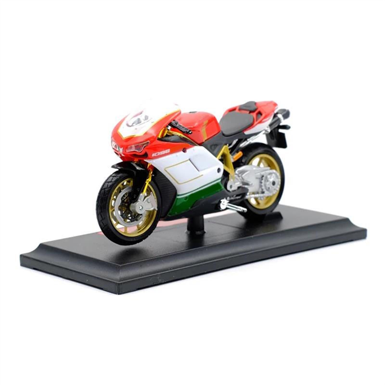Modello in Scala 1:18 per Ducati 1098S Modello di Moto Diecast in Metallo Moto da Collezione