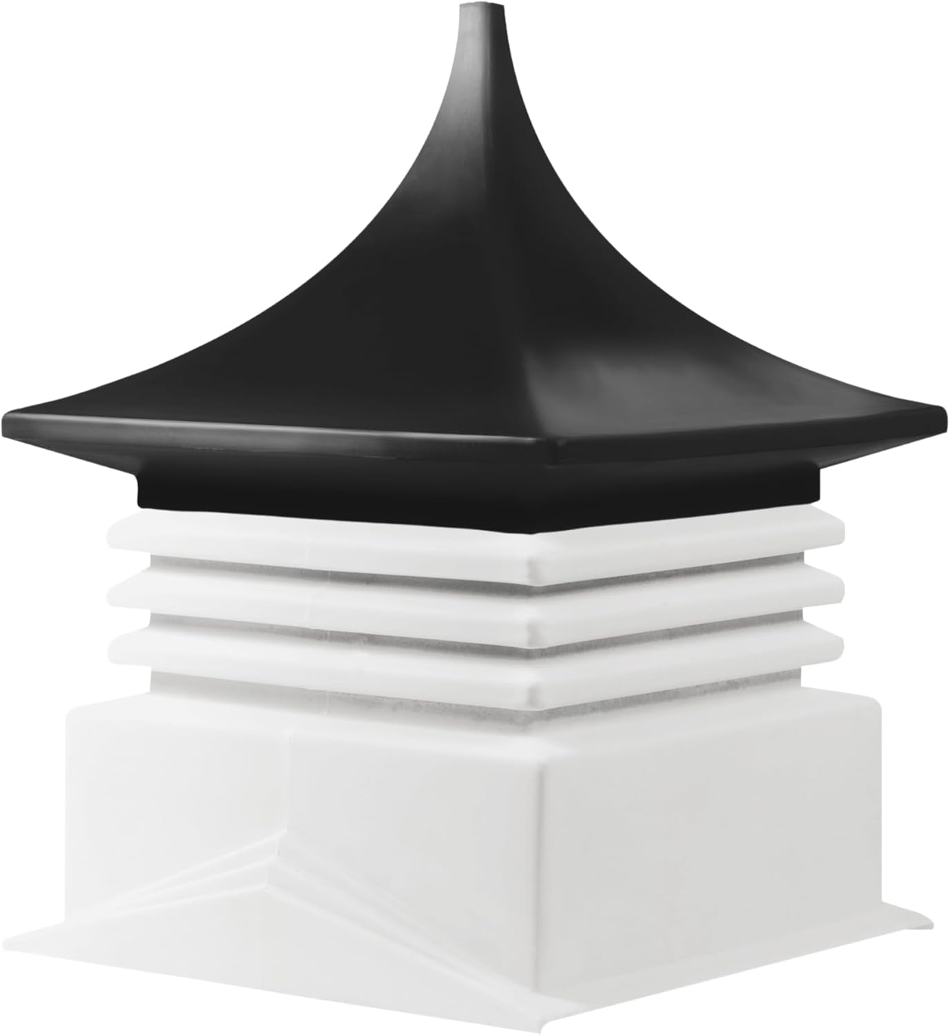EZ Vane Cupola - High Density Plastic Black Top, 25" x 35", Made in USA
