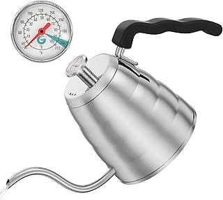 Coffee Gooseneck Kettle with Thermometer