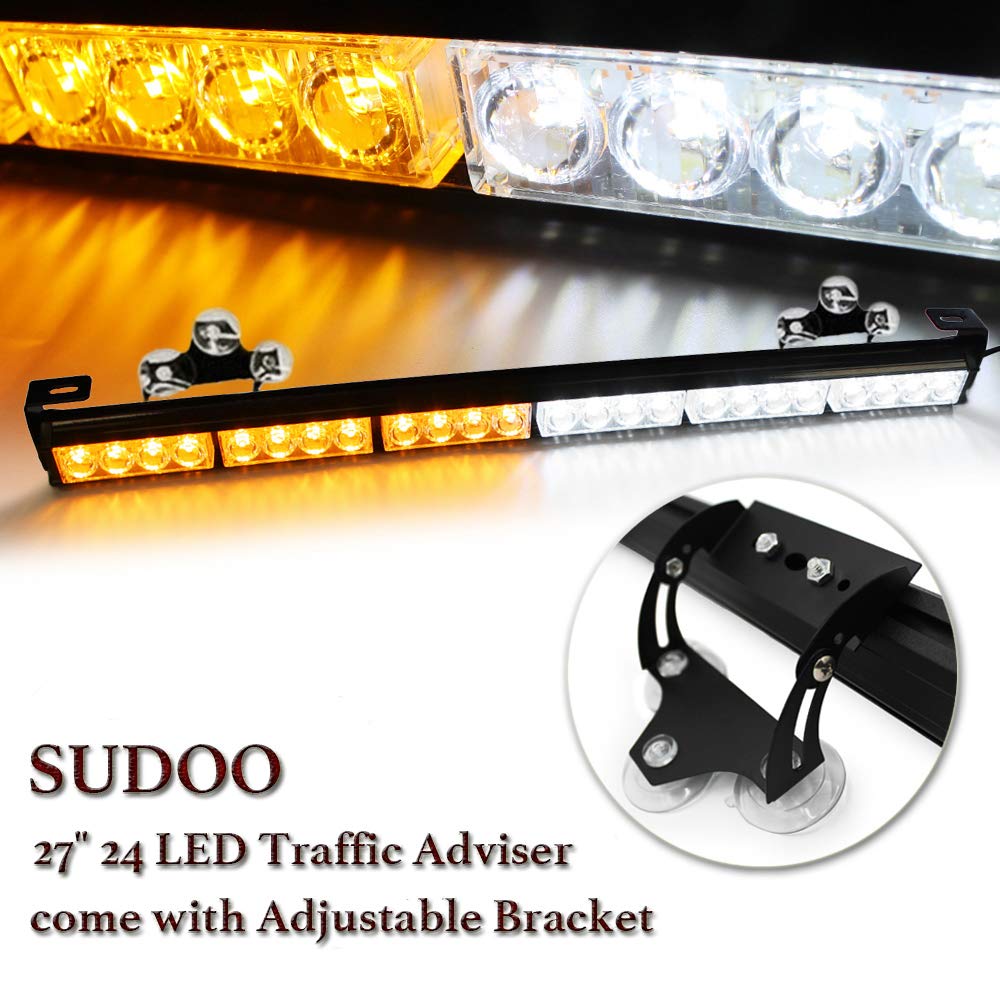 Buy 27" 24 LED 13 Flashing Strobing Modes High Intensity Law Traffic