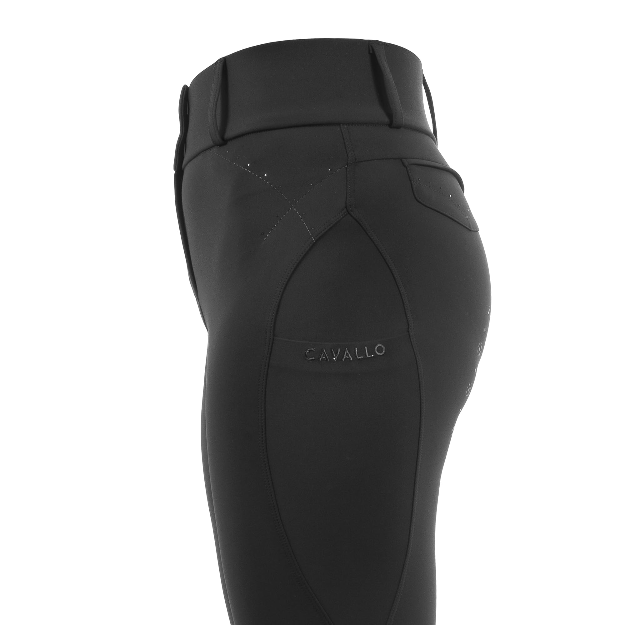 Cavallo CANDERA Grip Mobile Reithose Damen Black Vollbesatz Sportswear HW 2023