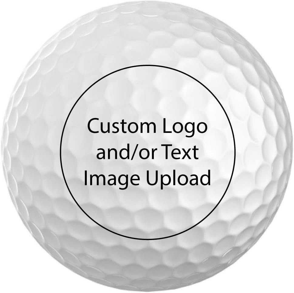 Moonlight4225 Custom Golf Balls 3Pack Personalized Text