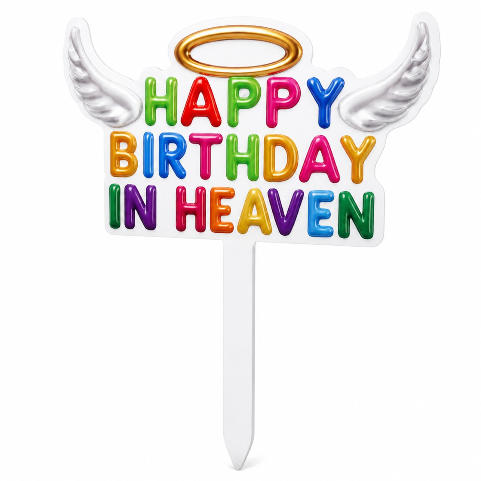 Grave Ornaments, Dad Grave Ornaments for Cemetery Memorials, Garden Stake Markers for Bereaved Families, Mum and Dad Grave Decorations, Outdoor Remembrance Plaque for Sympathy Gifts