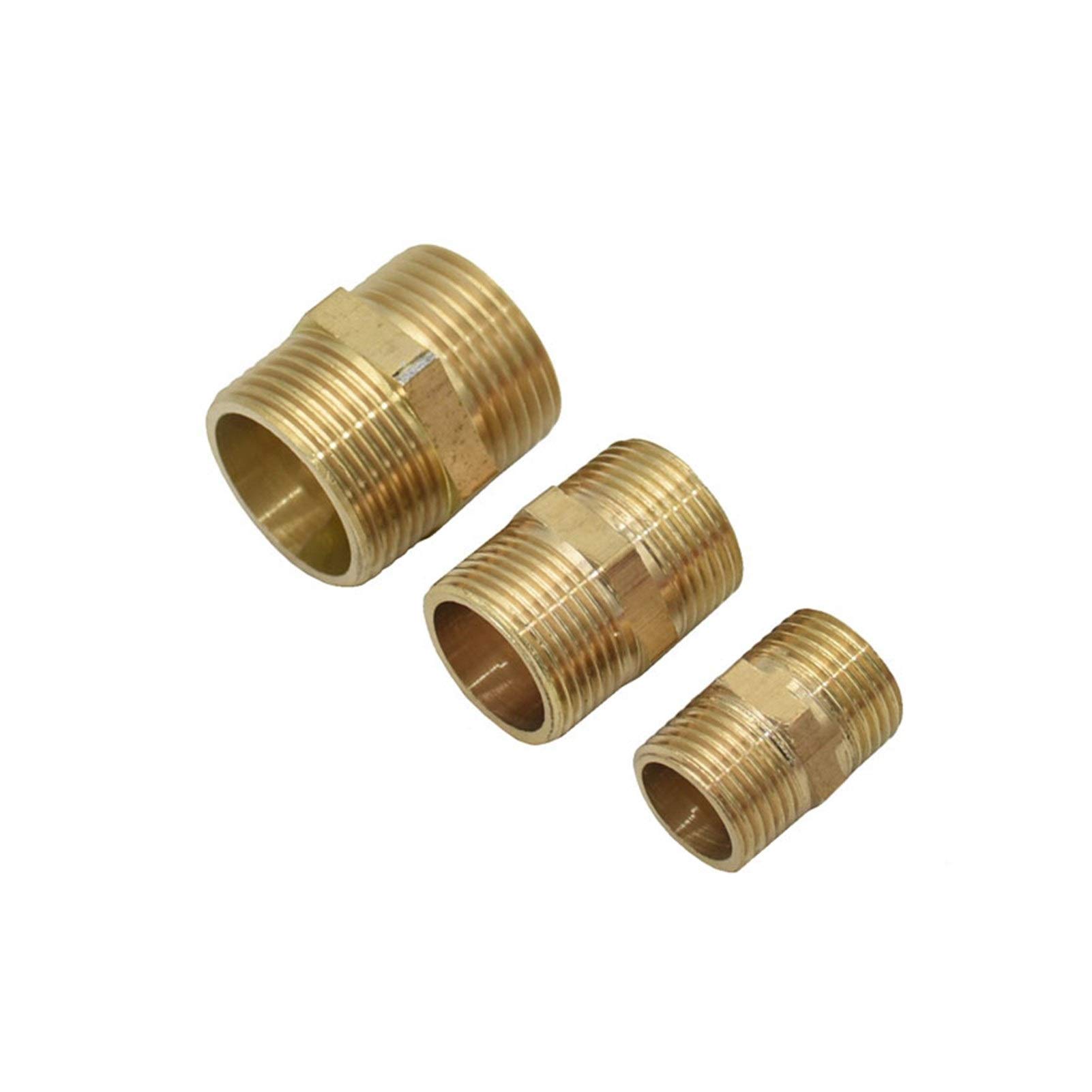 Manguera de jardín de conexión rápida Rosca macho 1/2" 3/4" 1" Connector latón Manguera de reparación de 2 vías grifo de la manguera de jardinería Accesorios grifo del conector 20 (Color : G3I4)