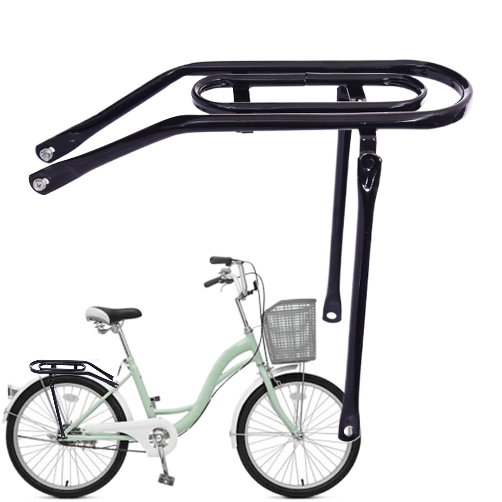 20 Inch Bicycle Rear Rack - Heavy Duty Cargo Carrier for Luggage and Child Seats | Bike Seat Post Mounted Rack, Pannier Bag Compatible