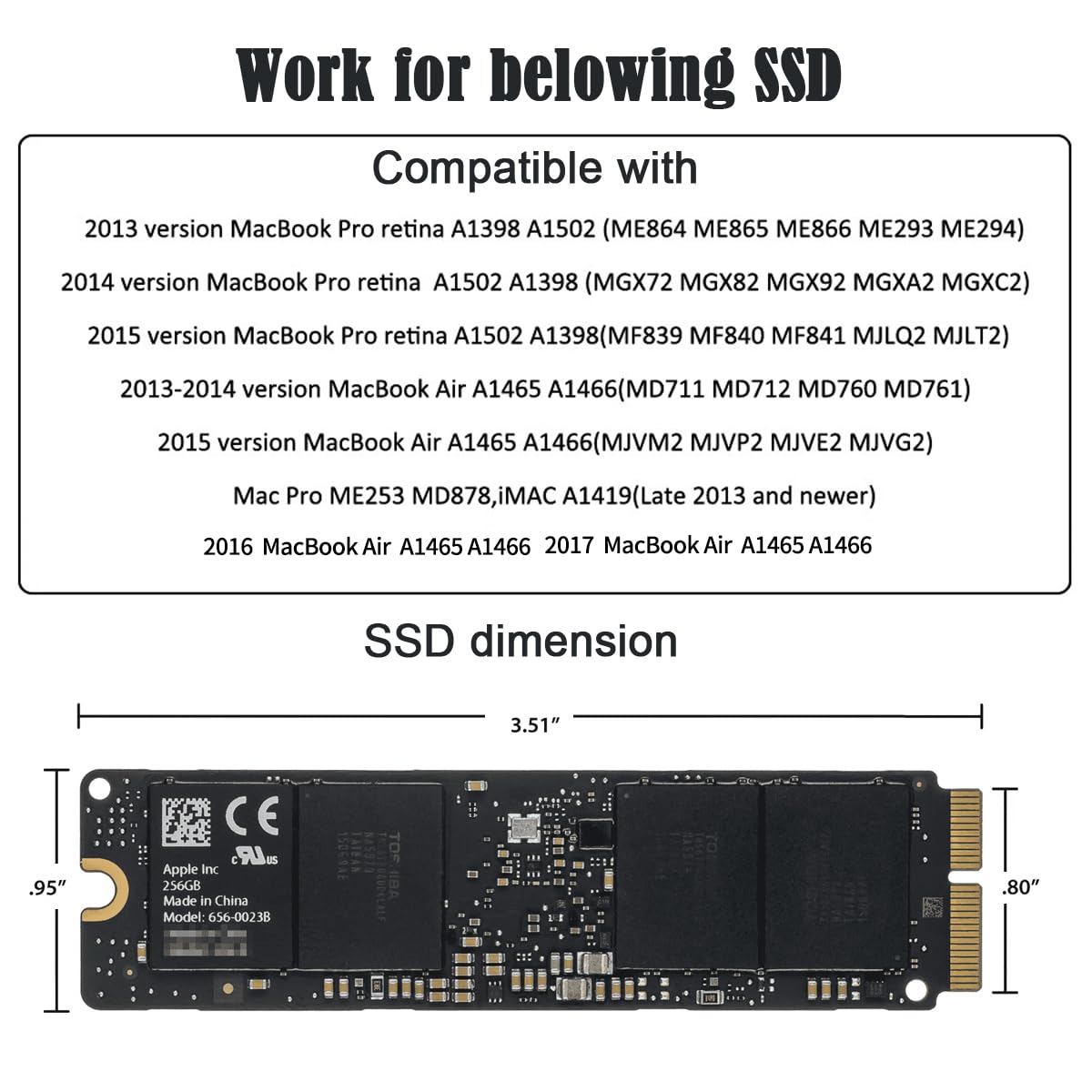 MacBook SSD Adapter - M.2 to M-Key -8