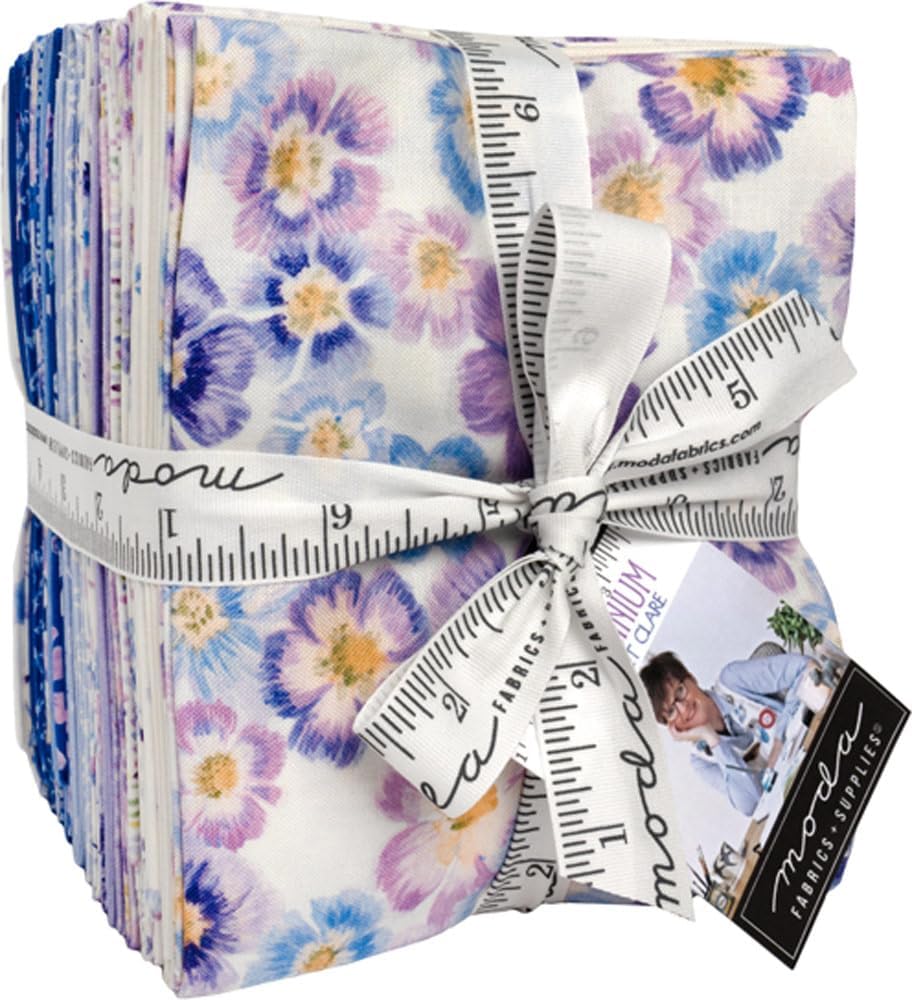 Janet Clare Delphinium 26 Fat Quarters Moda Fabrics 24650AB