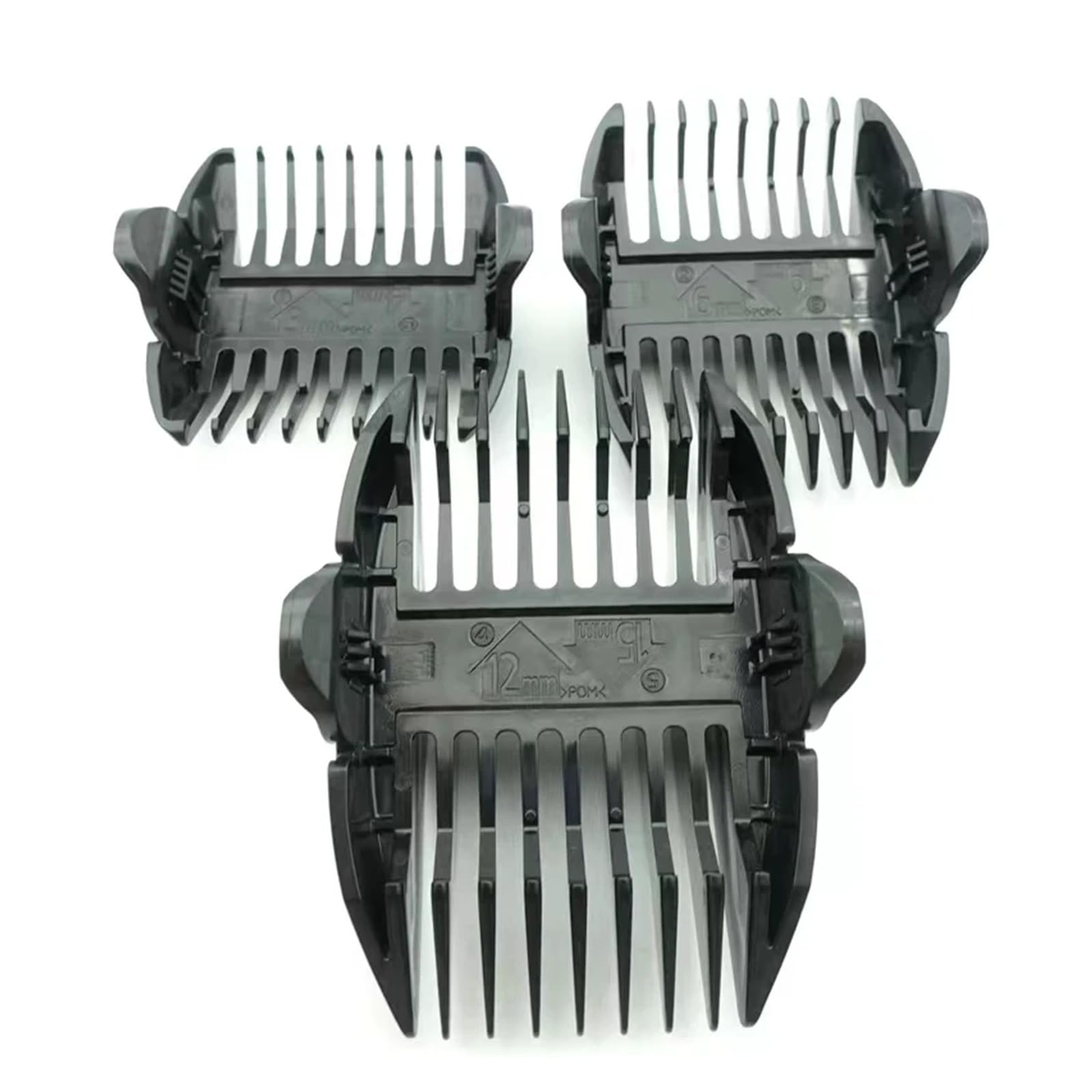 Peigne De Tondeuse À Cheveux 3-4 Mm, 6-9 Mm, 12-15 Mm, Compatible avec Panasonic, ER1610, ER1611, ER-GP80, ER-GP82, Accessoires for Tondeuse À Cheveux.(12-15mm)