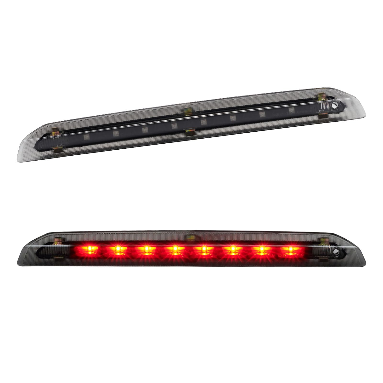 Third 3rd Brake Light LED for 2013-2018 Ford Escape, High Mount Rear Brake Lights Assembly for 13-18 Escape, Waterproof Center Cab Lamp Stop Light (Black)