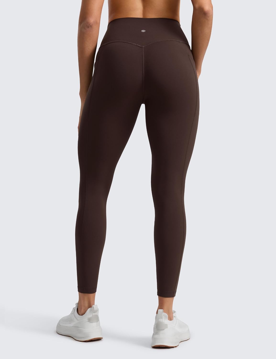 CRZ YOGA Butterlift Workout Leggings Pockets 25" - High Waist Pilates Athletic Gym Womens Yoga Pants Buttery Soft - Image 2