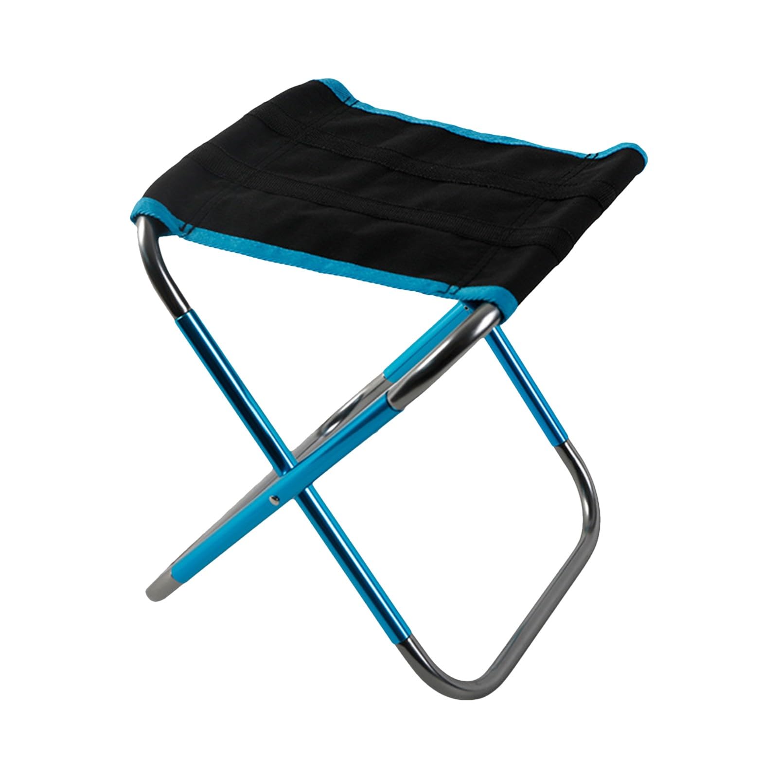 Campingstuhl Faltbar Camping Hocker Tragbarer Klapphocker Hocker Angelhocker Klappstuhl Camp Garten Balkon Strand Camping Stuhl Sessel Gartenstuhl Anglerstuhl (Black, One Size) Sport & Freizeit