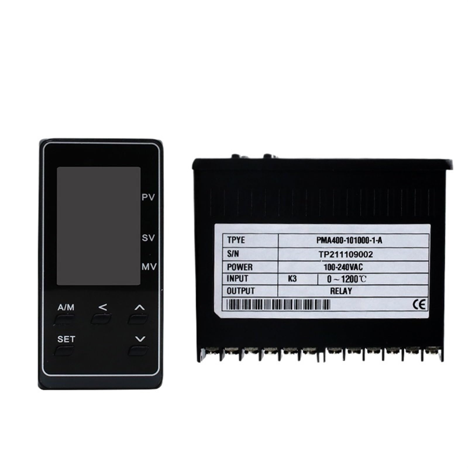 1 Uds. Controlador de temperatura Pid de rampa programable de 50 segmentos de entrada de 0-10V 48x96mm,SSR/relé/4-20mA/0-10V 0 salida(0-10V Output 2Alarms)