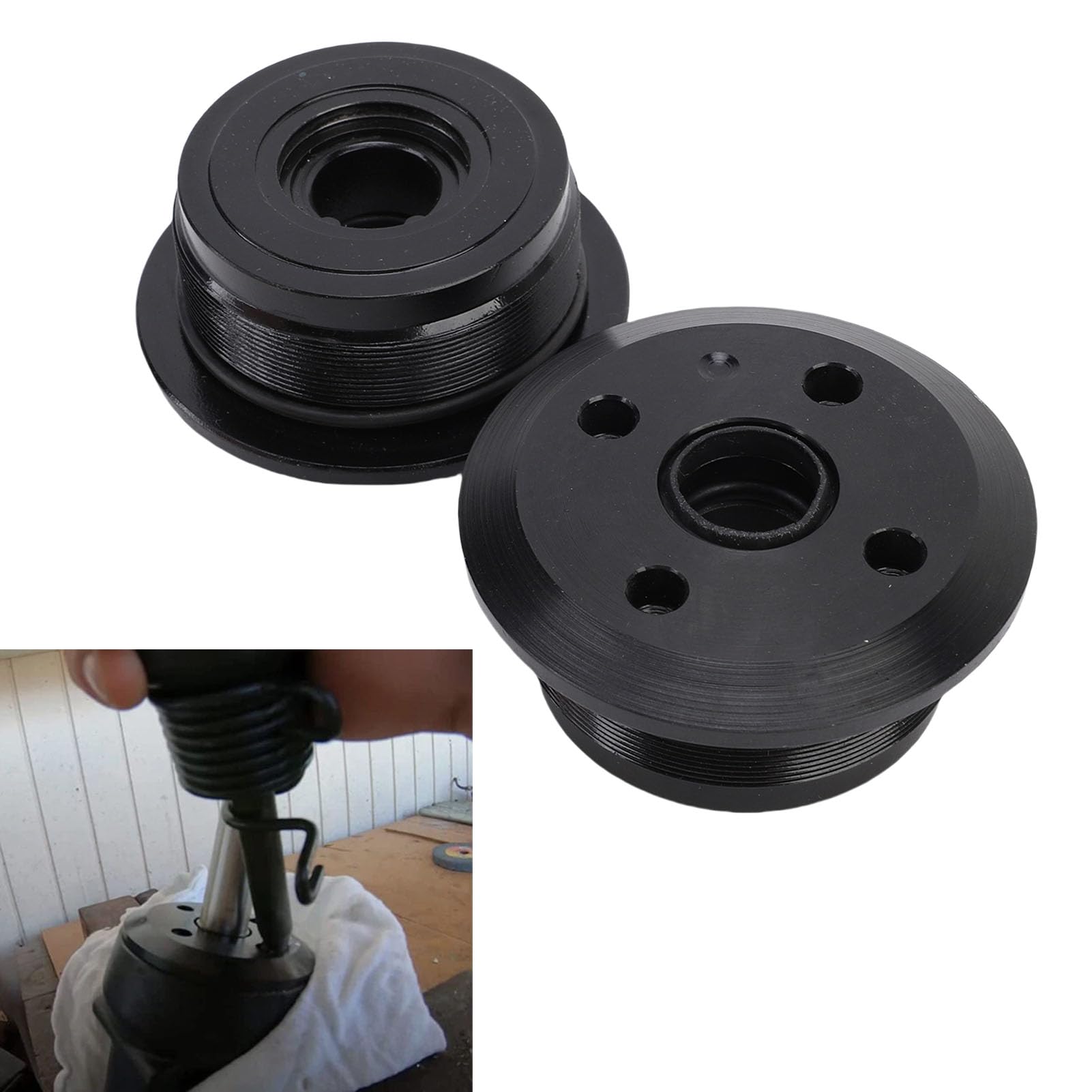 Tnfeeon Kit di Tappo di Rivestimento Fuoribordo, Facile Sostituzione dell'installazione, Materiale in Acciaio Premium, Ampia compatibilità, per 200-400 Motori Esterni Verado, Appassionati di