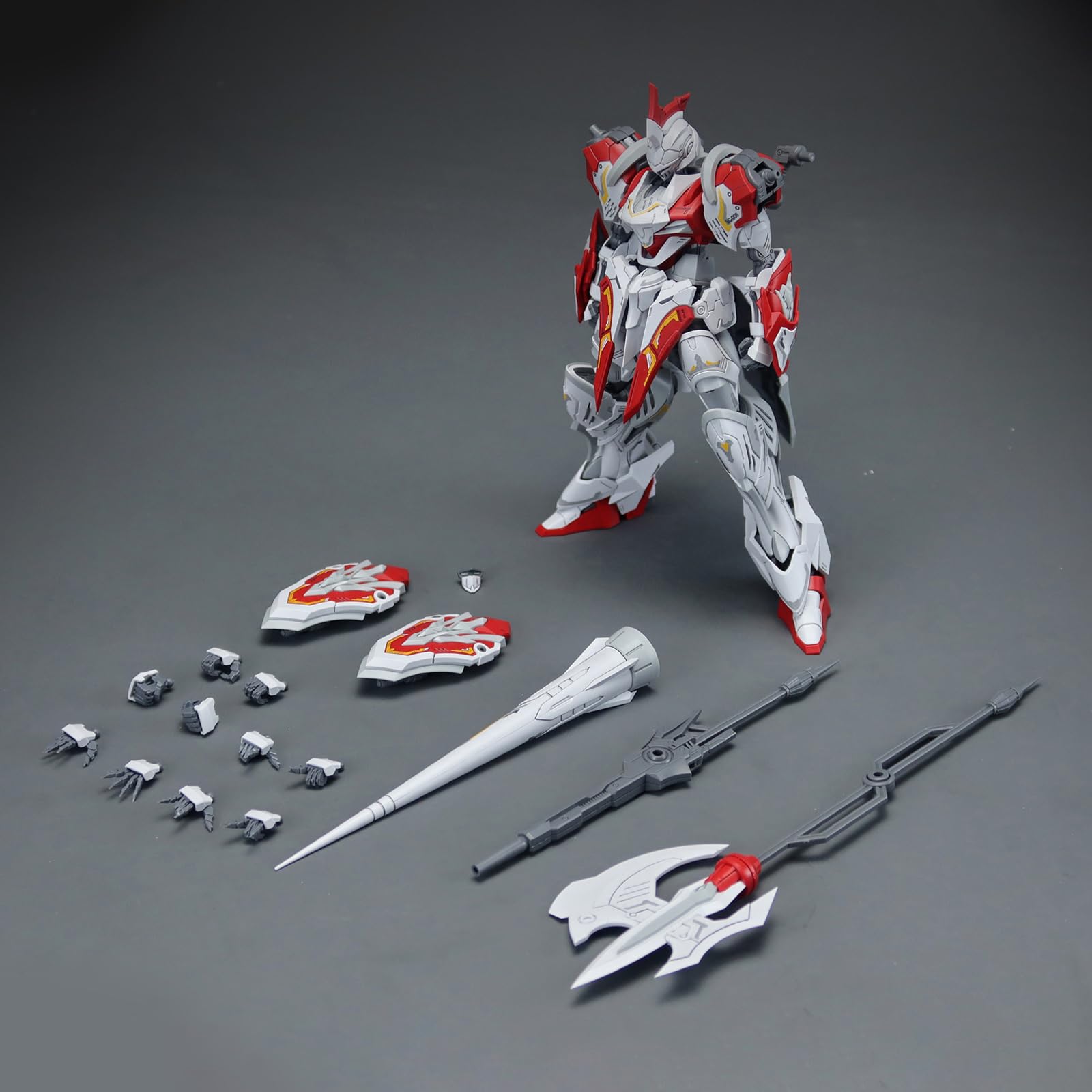 GWTCTOY 1:144 Plastik-Actionfiguren-Bausätze, Soul Spear Lamorak, 16 cm großes Mecha-Modell