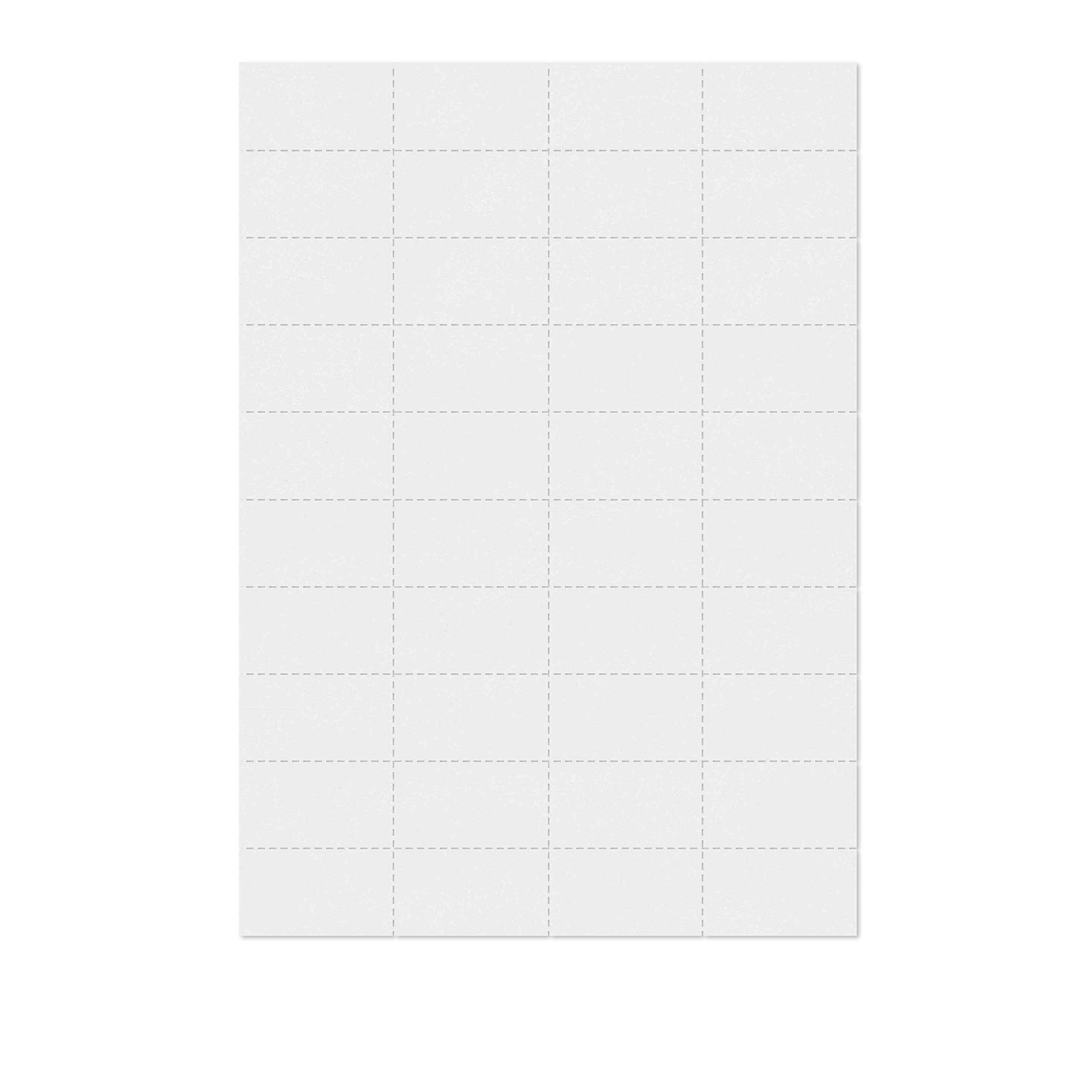 mashpaper Kopierpapier perforiert DIN A4 Karton weiß 40 Abschnitte 500 Blatt je Packung
