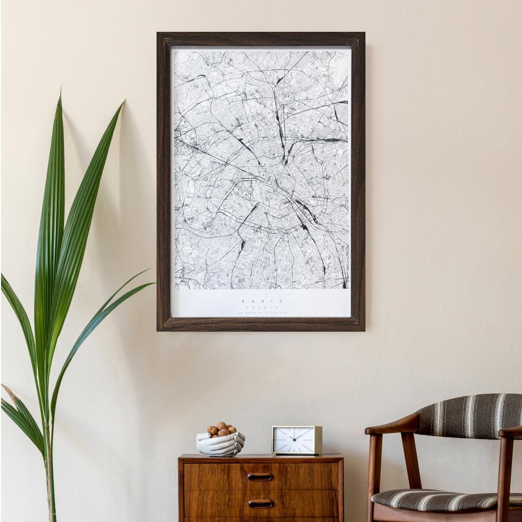 KTKDE Set di 3 cornici per foto e certificati, in noce con plexiglass trasparente, 21 x 28 cm, per diploma e documenti, per parete e tavolo, miglior regalo