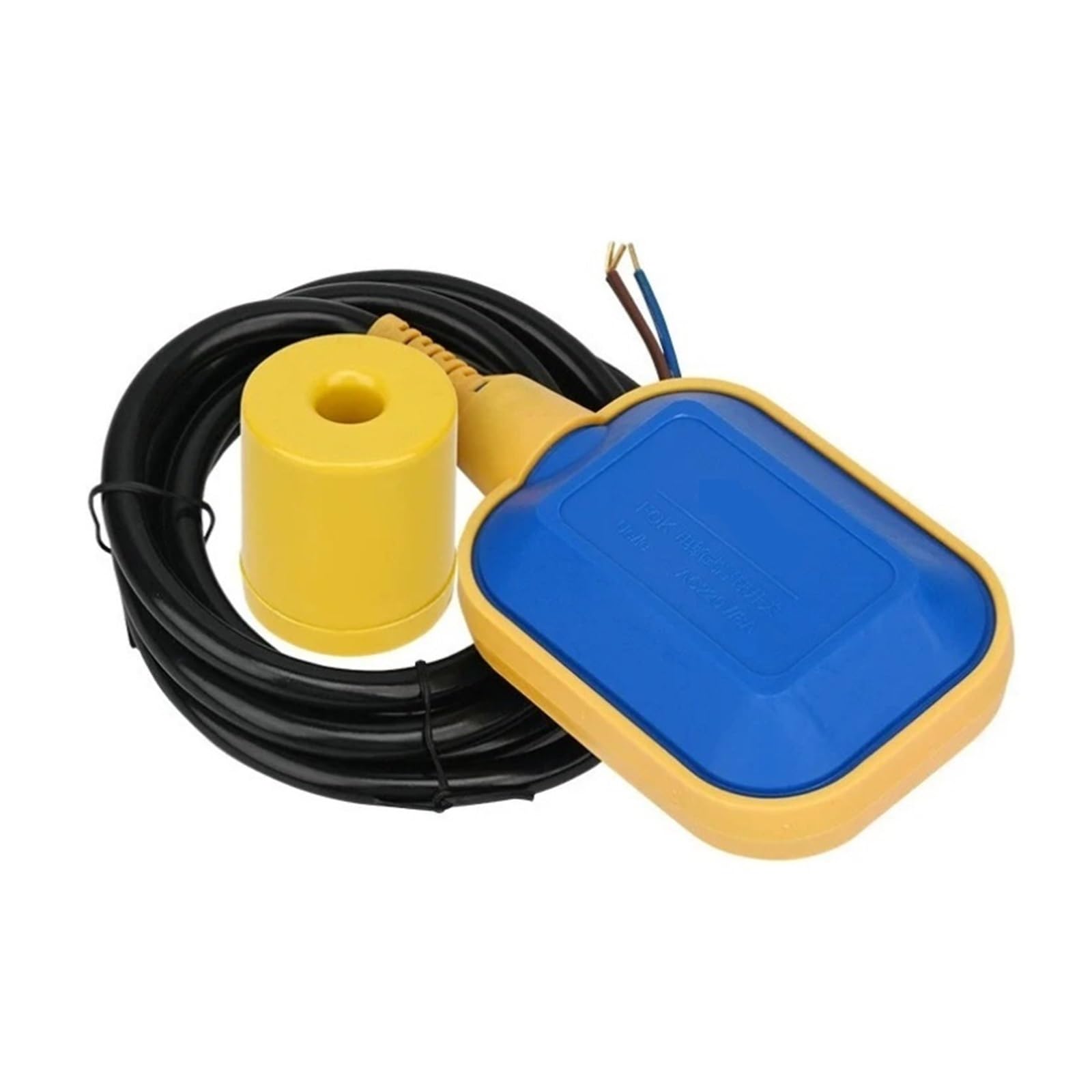 Interruptor de flotador con cable 1 unidad FQK-250-2-Y FQK-250-2-F Cable controlador Interruptor de flotador Líquido Fluido Nivel de agua Interruptor de flotador Controlador Contactor(FQK-250-3-Y)