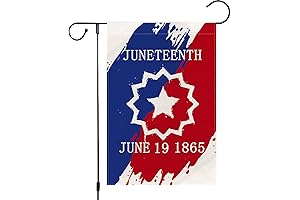 Juneteenth Garden Flag for Outdoor Decoration