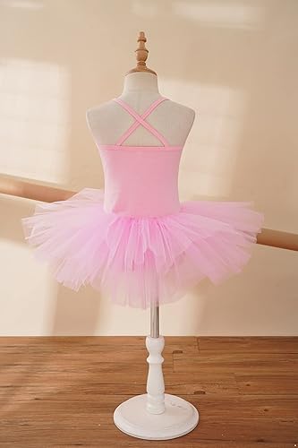 Miniatura 7 de Choomomo Leotardo de ballet de lentejuelas brillantes para niñas con falda de baile disfraz de bailarina ropa de baile de gimnasia