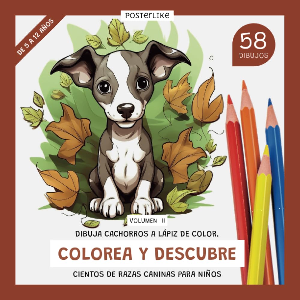 Livre de dessin chiot pour canaliser l'énergie des enfants par l'art