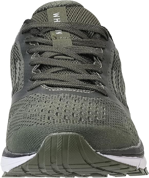 Image of Joomra Whitin Men's Supportive Running Shoes Cushioned Athletic Sneakers | Durable Rubber Outsole, Lace-up fit, Removable Insole, Reliable Traction for Jogging, Walking, Gym, Workouts, Training