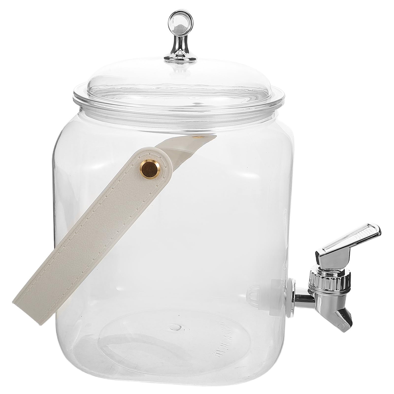 Dispensador de agua para nevera de 3 L Levemolo, adiós al desorden con su jarra cuadrada con grifo