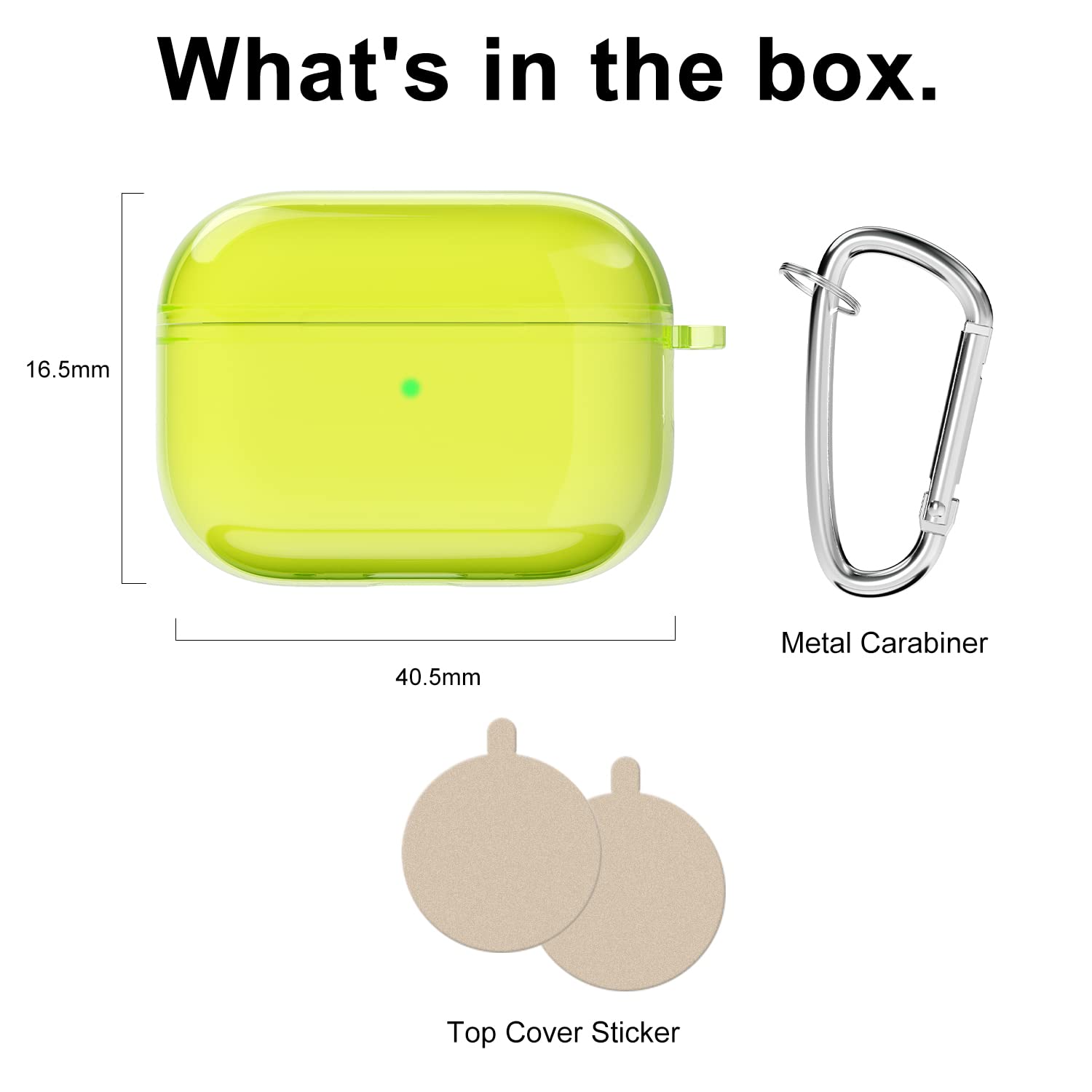 Svanove for Airpods 4 Case Clear Hard, Transparent Simple Cute Airpods 4th Generation Case with Keychain, Girly Y2k Aesthetic Trendy Airpods Cover Accessories for Women Girl, Neon Hot Pink — view 180