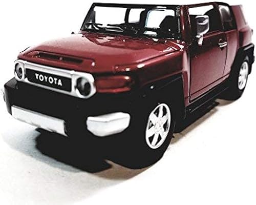 Kinsmart Candy Apple rojo Toyota FJ Cruiser SUV escala 1/36 Diecast Car
