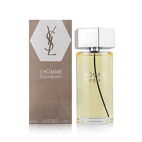 Yves Saint Laurent L'Homme Eau De Toilette en aerosol, 6.7 onzas líquidas