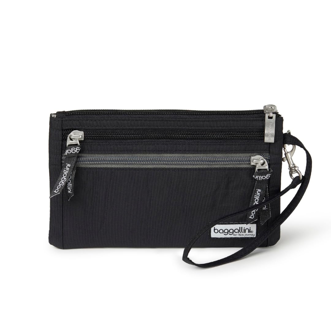 BaggalliniAnti-theft RFID Currency Organizer 8"x4.25" Travel Accessory Passport Holder Money Belt Wallet w/Card Slots