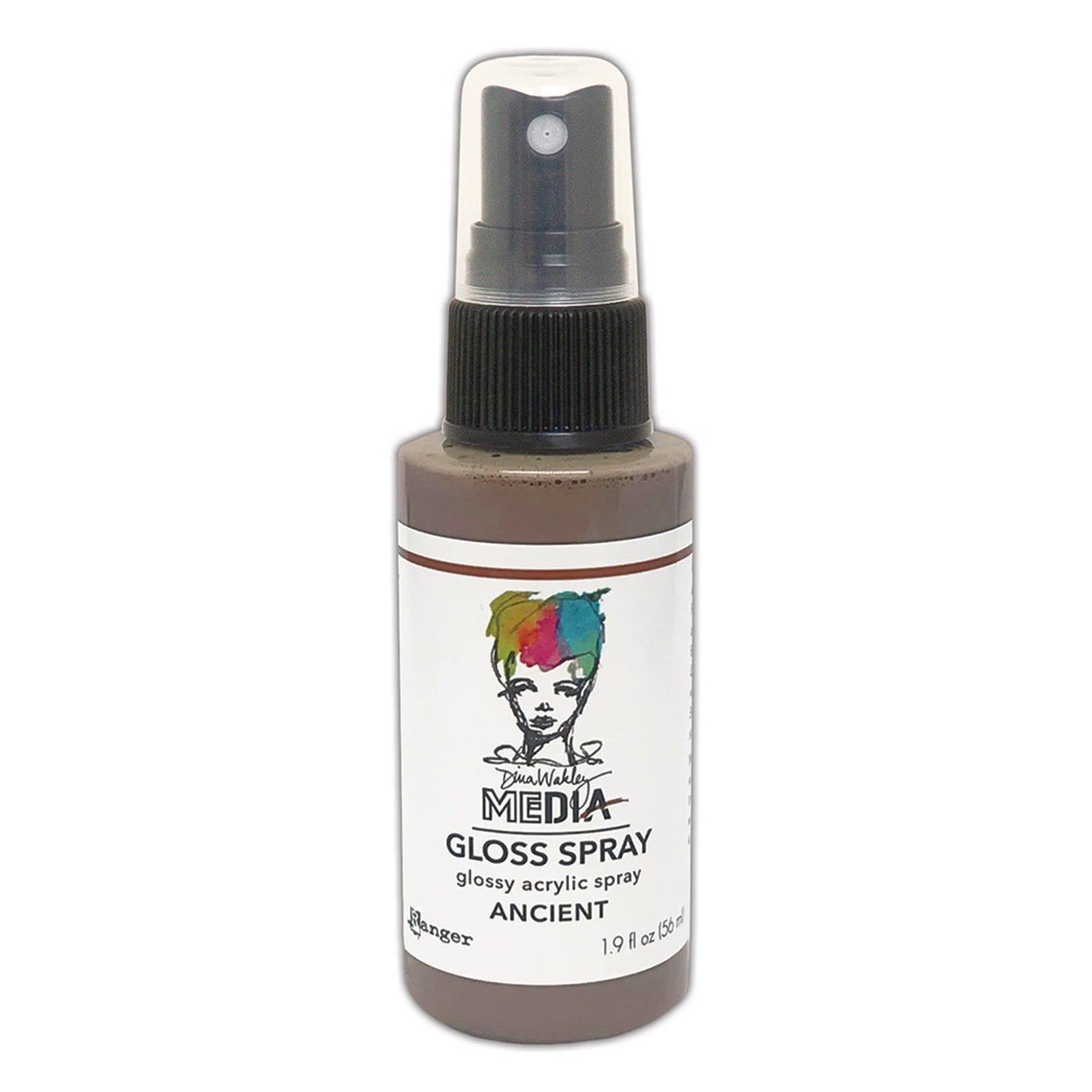 Dina Wakley Media Metallic Gloss Sprays 2oz-Ancient