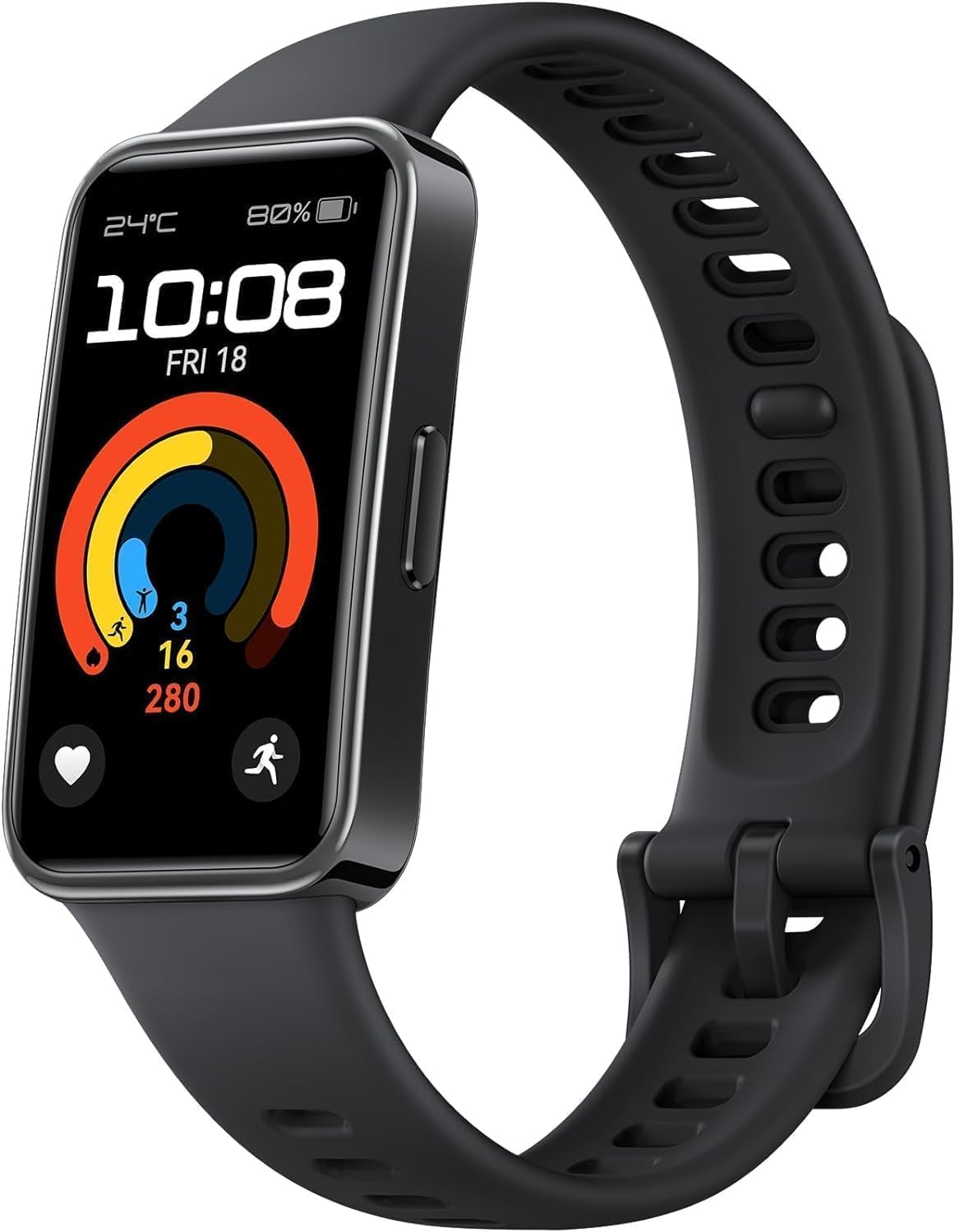 Band 9, Comfortable All-Day Wearing, Sleep Tracking, Fast Charging, Durable Battery, Intelligent Brightness Adjustments, 100 different workout modes, Compatible with iOS&Android, Black